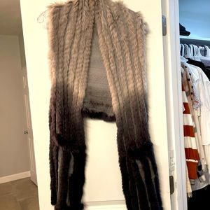 Love Token Faux Fur Vest